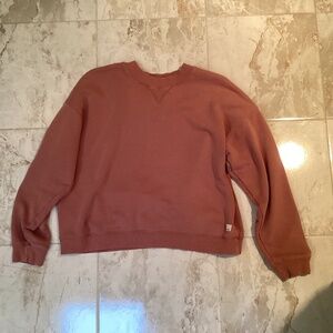 Vuori Sedona Crewneck in Marsala Size Small